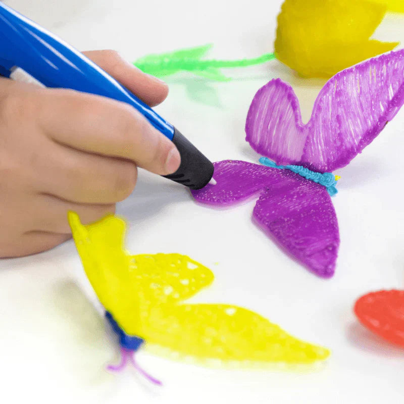 3D Drawing Pen with 3 Colors Wire Bundle
