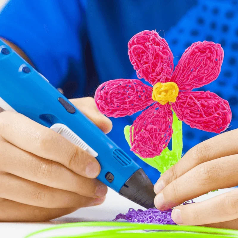 3D Drawing Pen with 3 Colors Wire Bundle