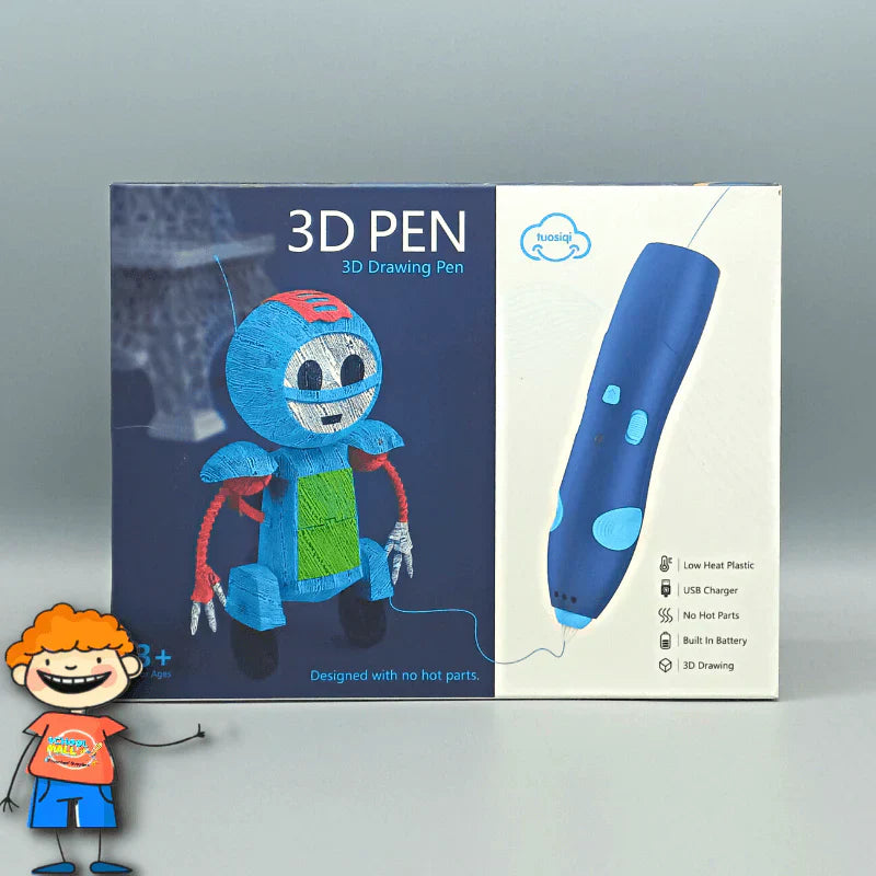 3D Drawing Pen with 3 Colors Wire Bundle