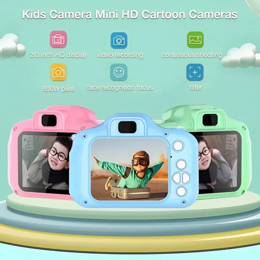 Rechargeable Kids Digital Pocket Camera Toy With HD Screen