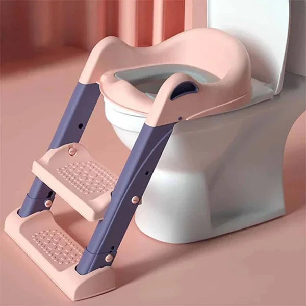 Children's potty training seat with ladder 