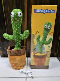 Rechargeable Dancing & Talking Cactus – Sings, Repeats, Entertains! - The Arabian Mart